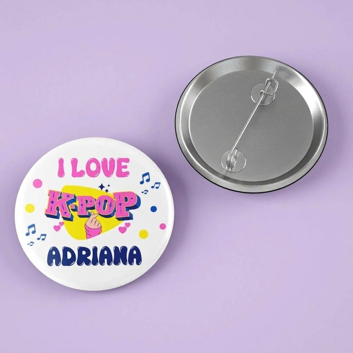 Personalizovaná odznak se jménem – Kpop