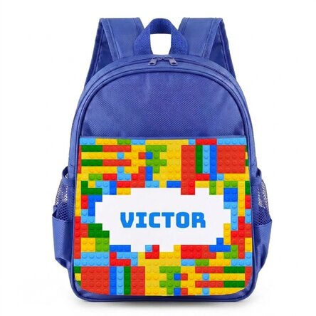 Školní batoh s vlastním textem – Lego