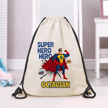 Batoh s vlastním nápisem – Superhrdina