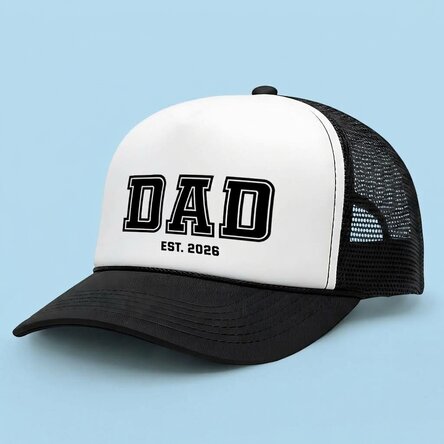 Čepice s vlastním nápisem – Dad / mom
