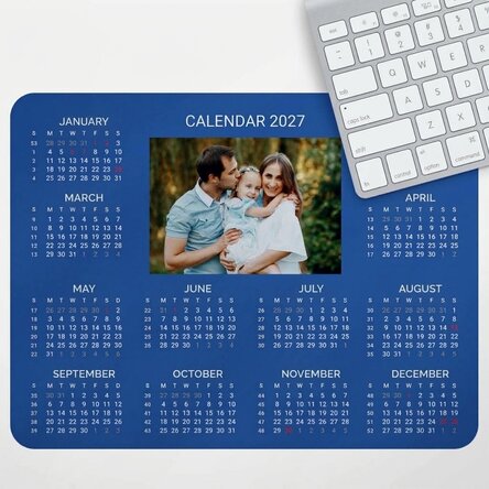 Podložka pod myš XL s vlastní fotografií – Kalendář