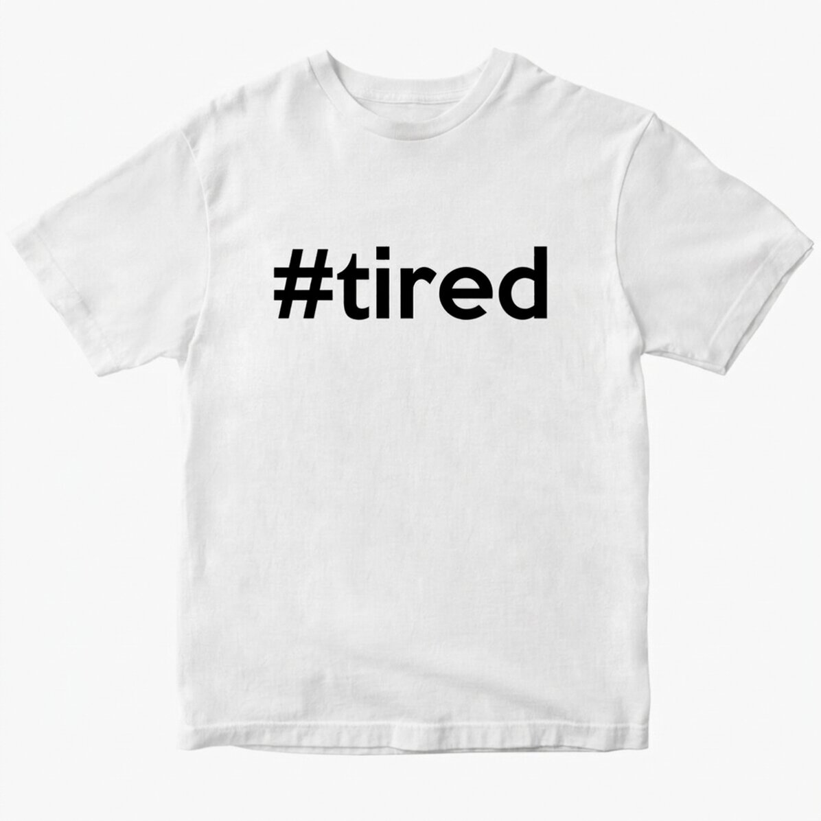 Tričko na míru – hashtag