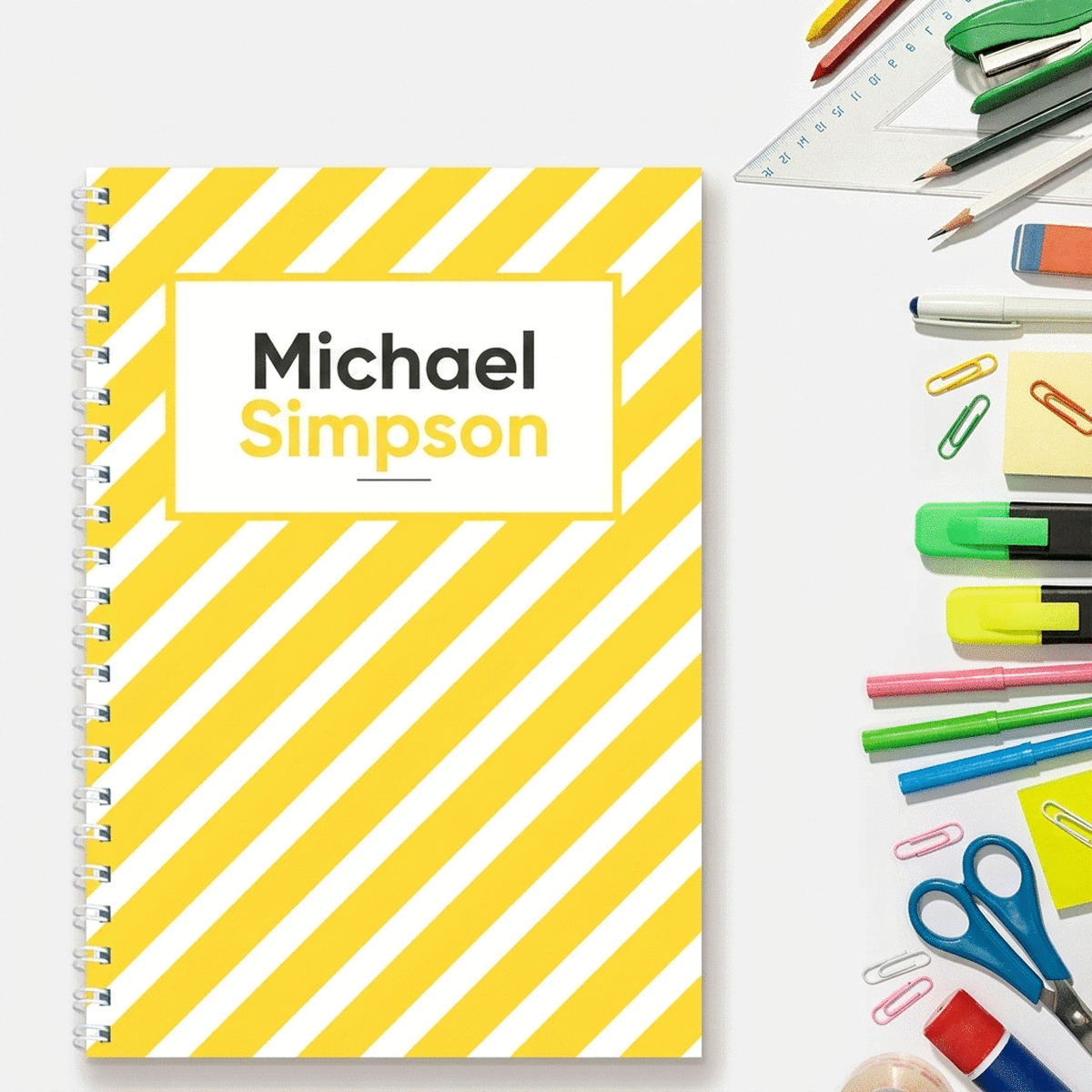 Notebook s vlastním jménem