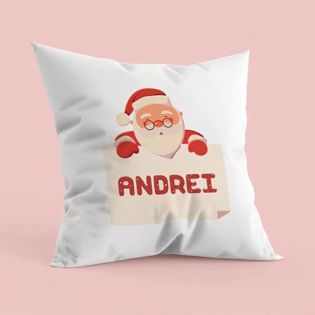 Personalizovaný polštář – jméno pro Santa Clause