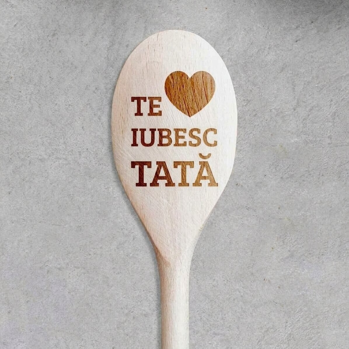 Dřevěná lžíce s osobním nápisem – I love you