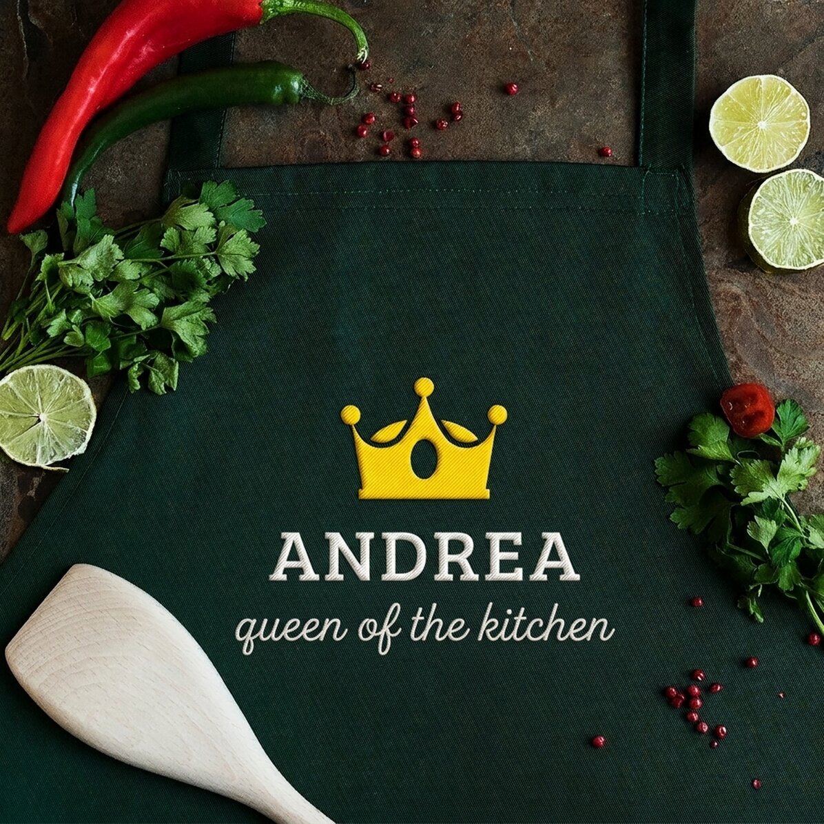 Vlastní zástěra – Queen of the Kitchen