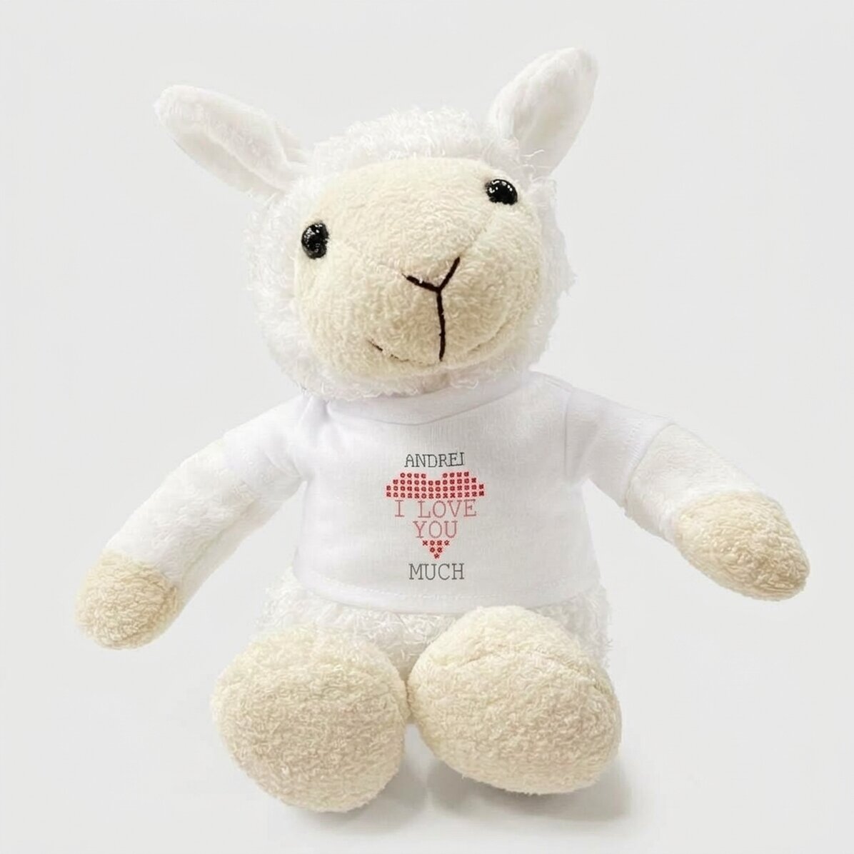 Plyšová ovečka s vlastním jménem – Love You