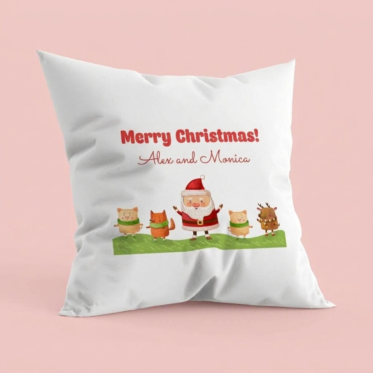 Personalizovaný polštář – Santa Claus