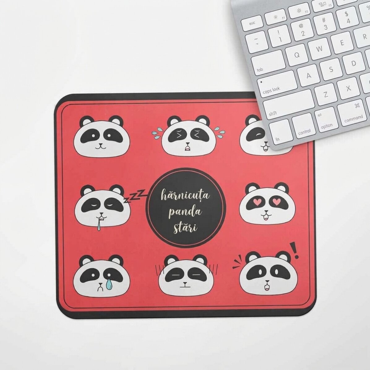 Podložka pod myš s vlastním textem – Panda