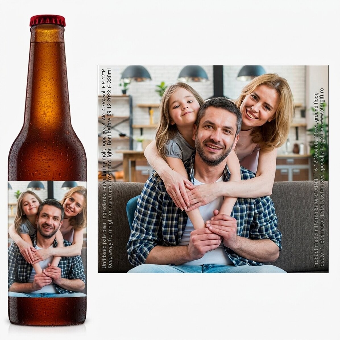 Pivo s vlastní fotografií