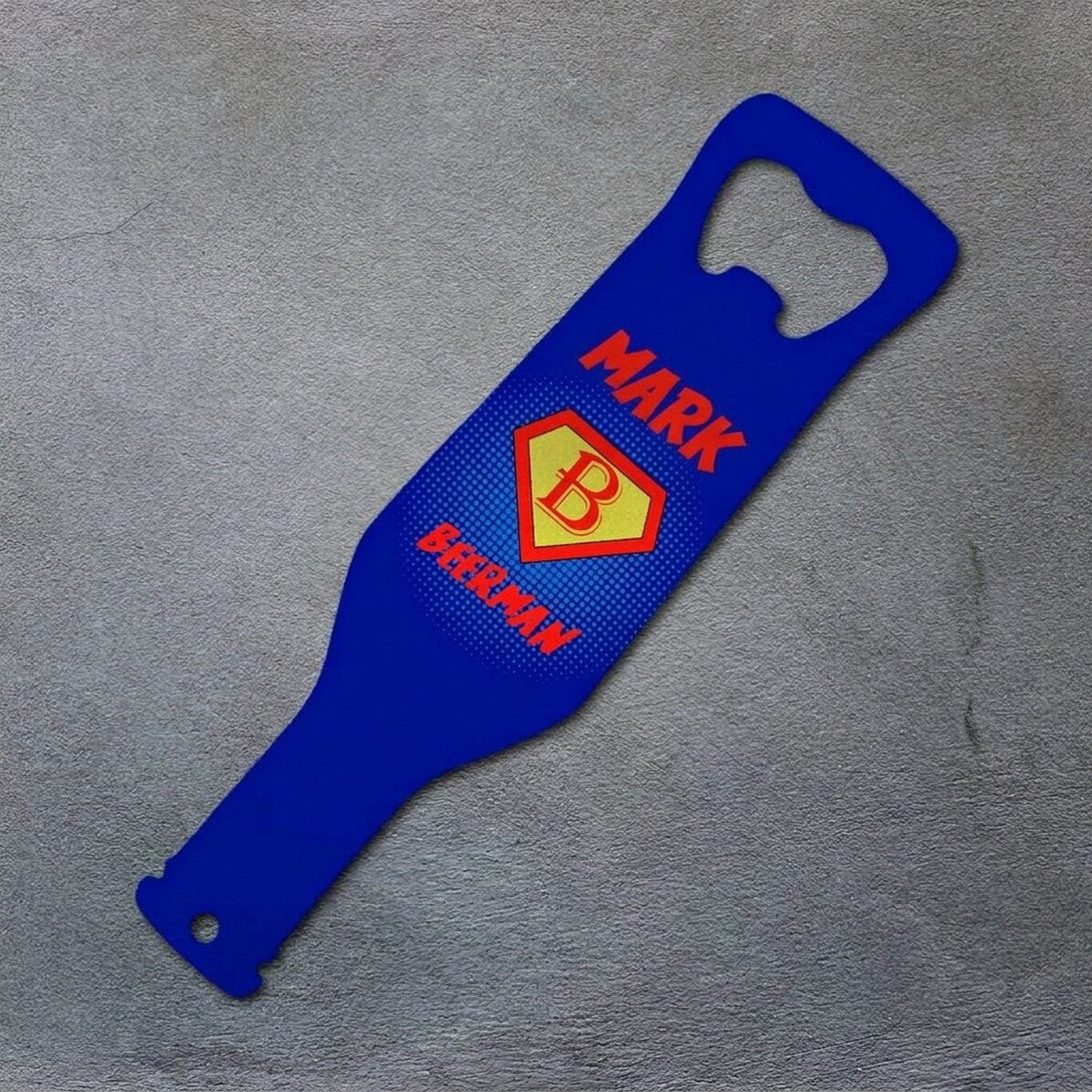Personalizovaný otvírák na pivo – Beerman