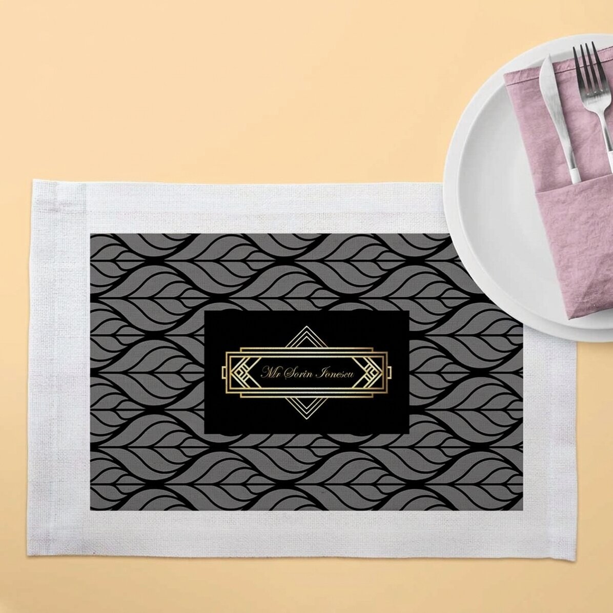 Personalizovaný podtácek – styl Elegance