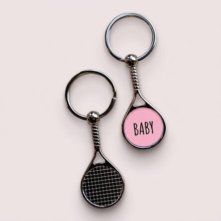 Personalizovaný přívěsek na klíče s nápisem – Baby