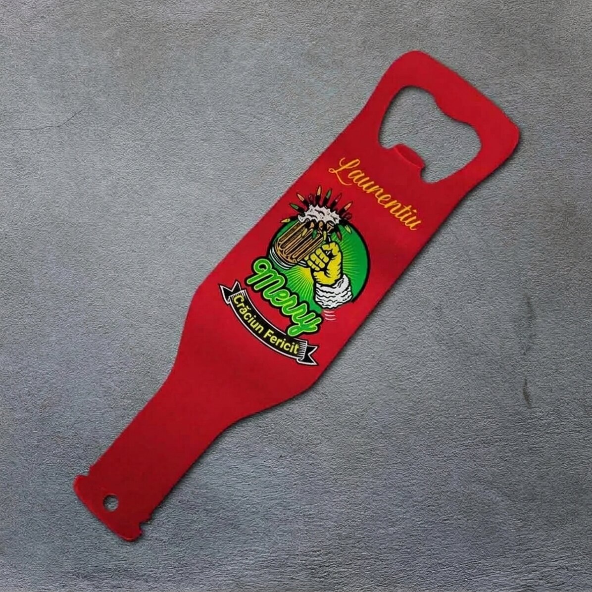 Personalizovaný otvírák na pivo – Merry Christmas