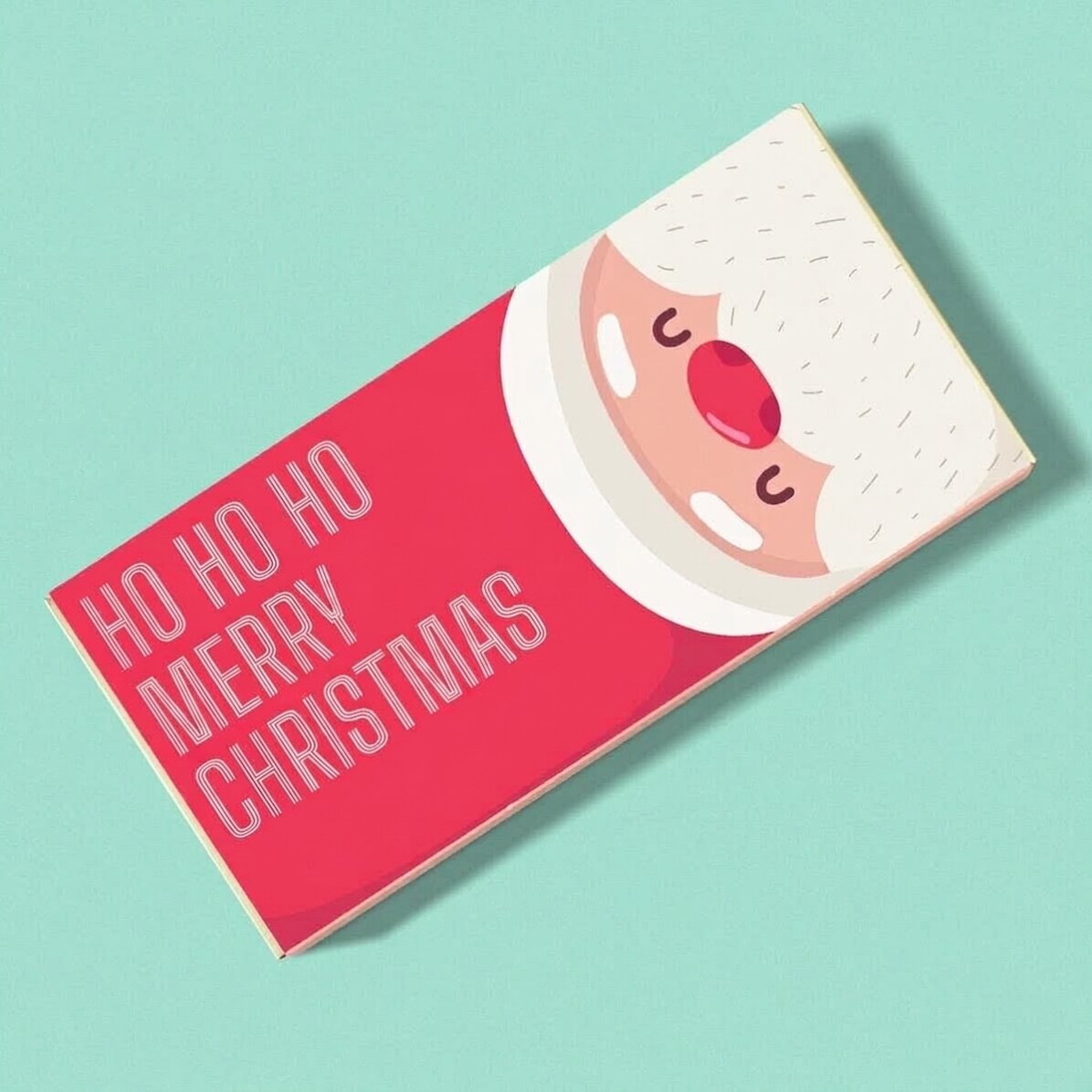 Čokoláda s vlastním textem k Vánocům – Ho Ho Ho