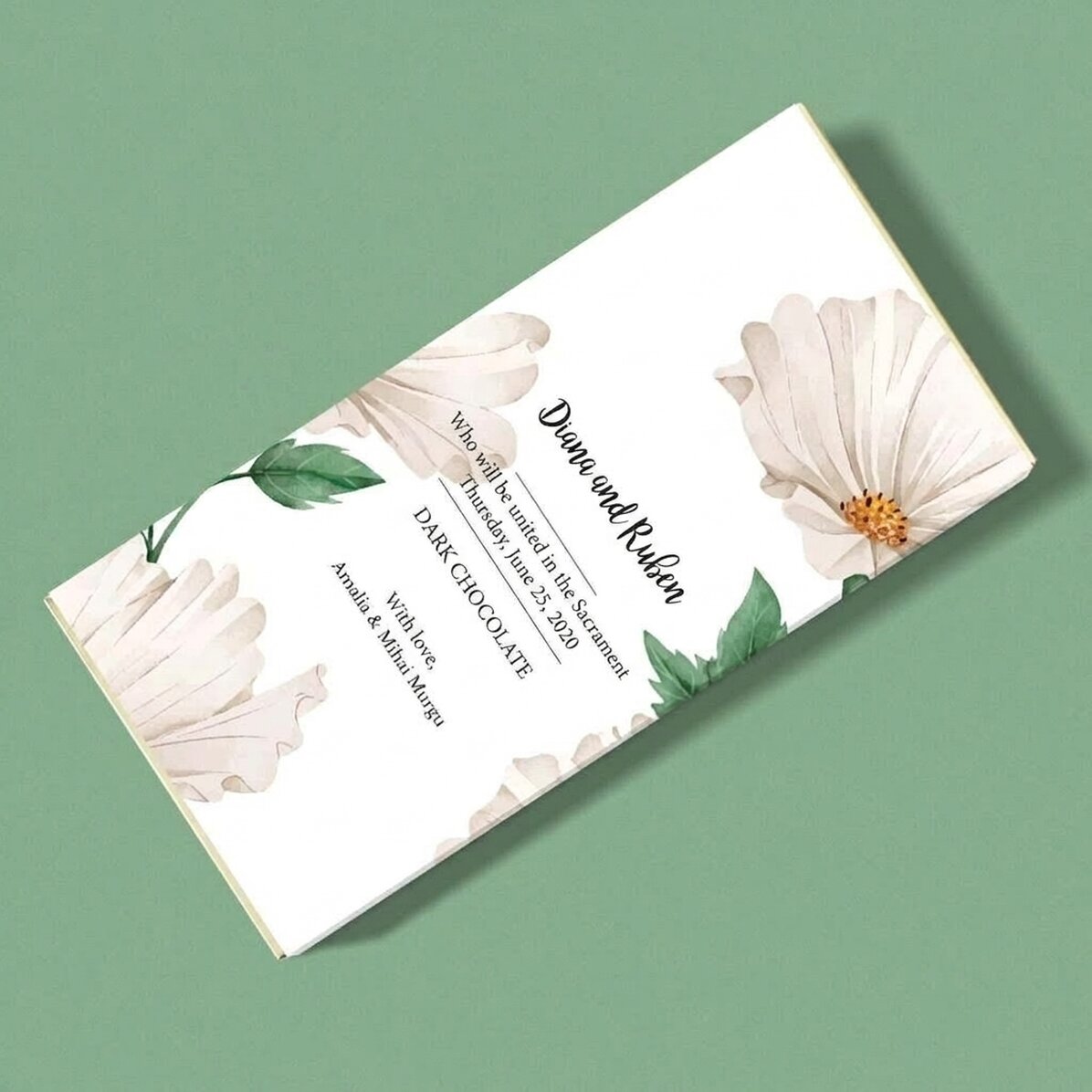 Čokoláda s vlastním textem – Delicate