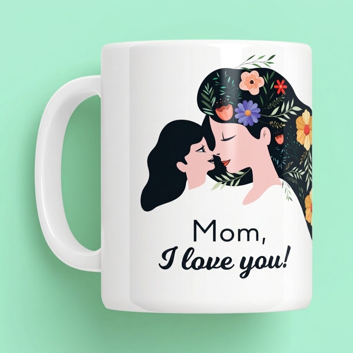 Personalizovaný hrnek s nápisem – Mami, mám tě ráda!