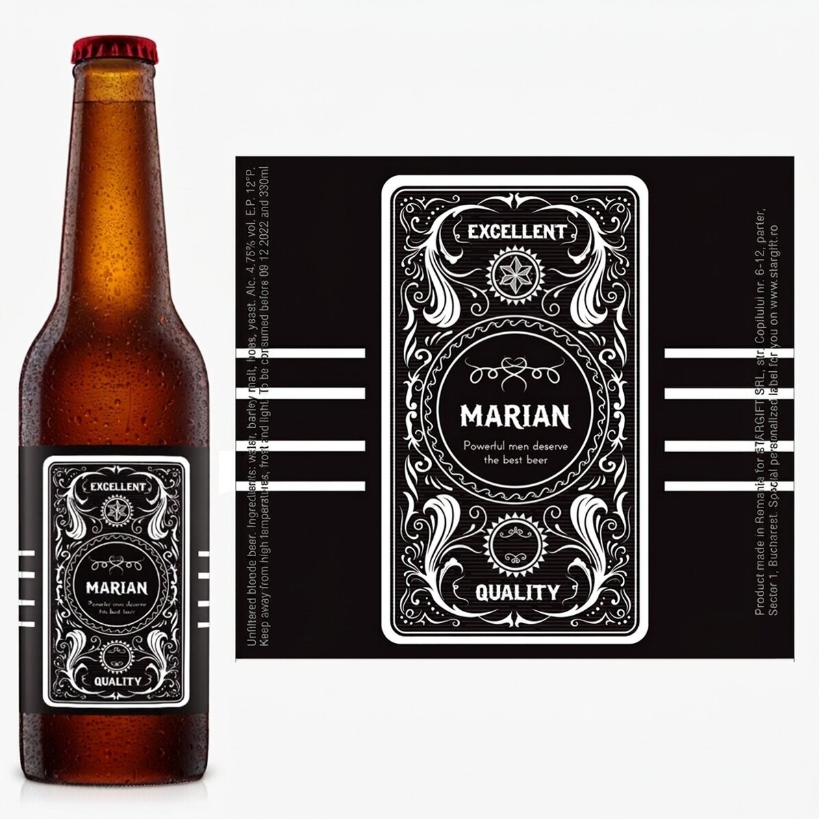 Pivo s vlastním textem – Western