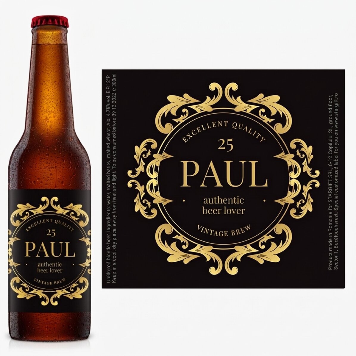 Pivo s vlastním textem – Milovník piva