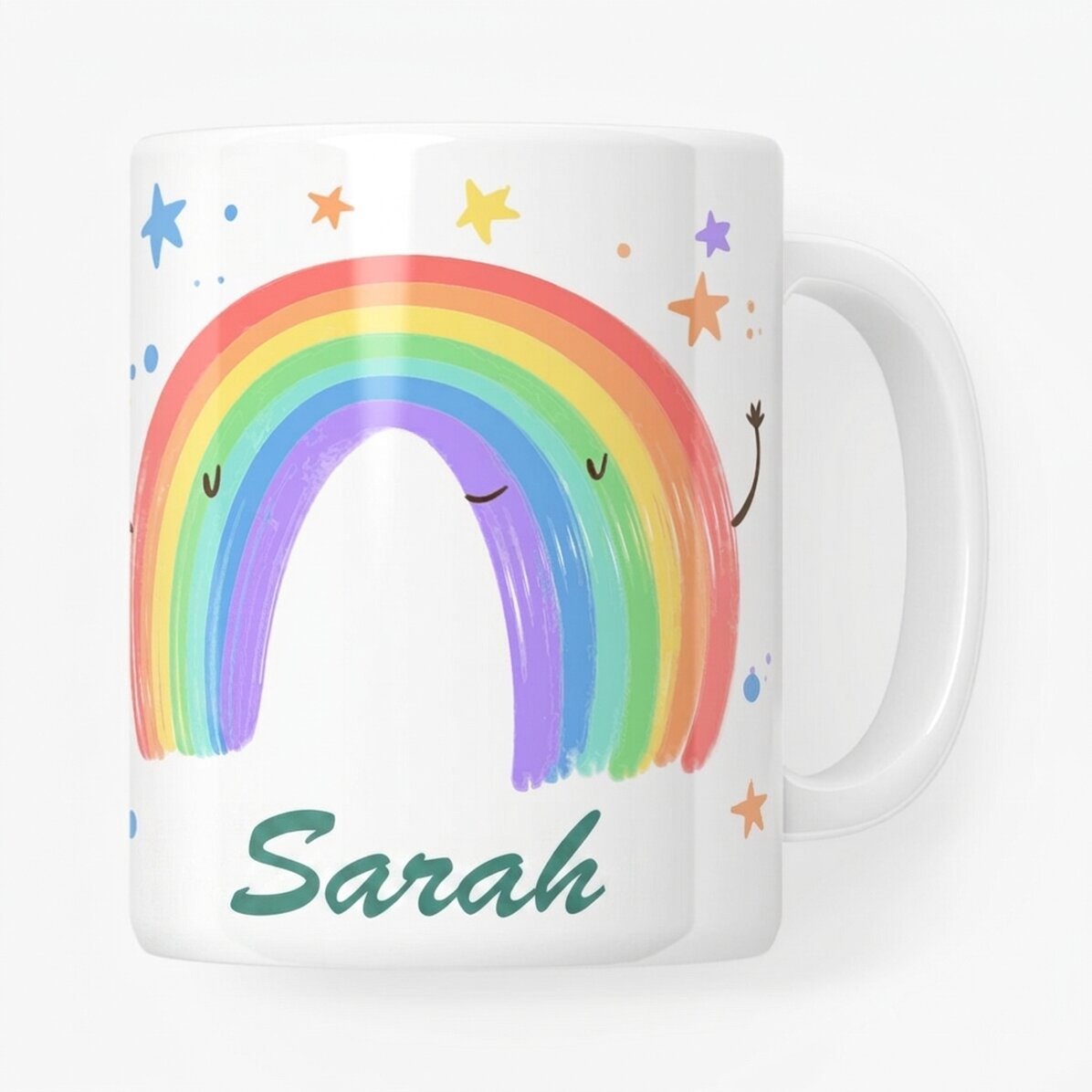 Personalizovaný hrnek s nápisem – Rainbow