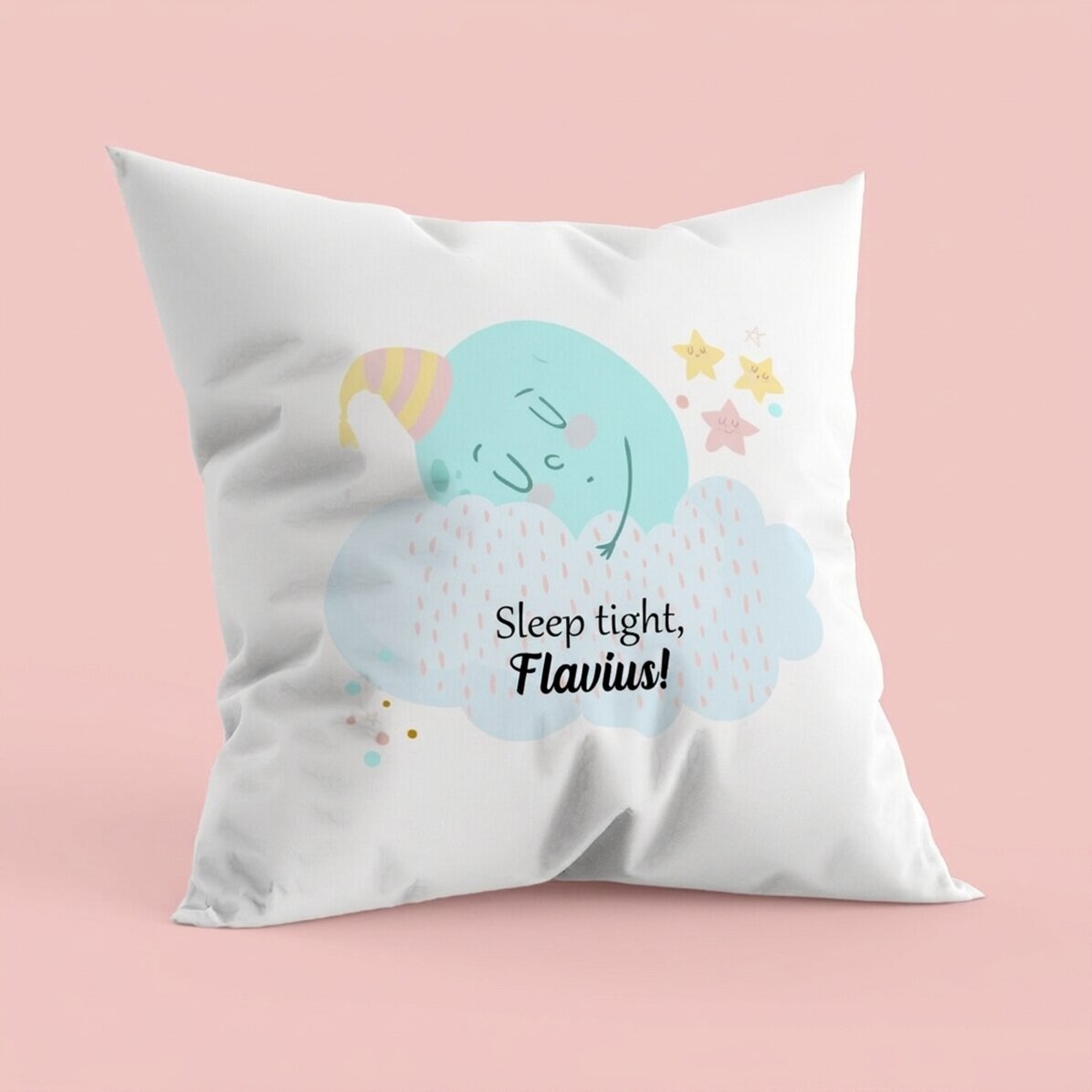 Personalizovaný polštář s nápisem – Sweet dreams