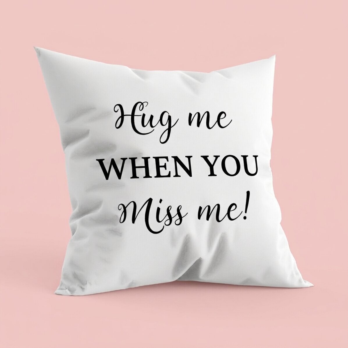 Personalizovaný polštář s nápisem – Hug me