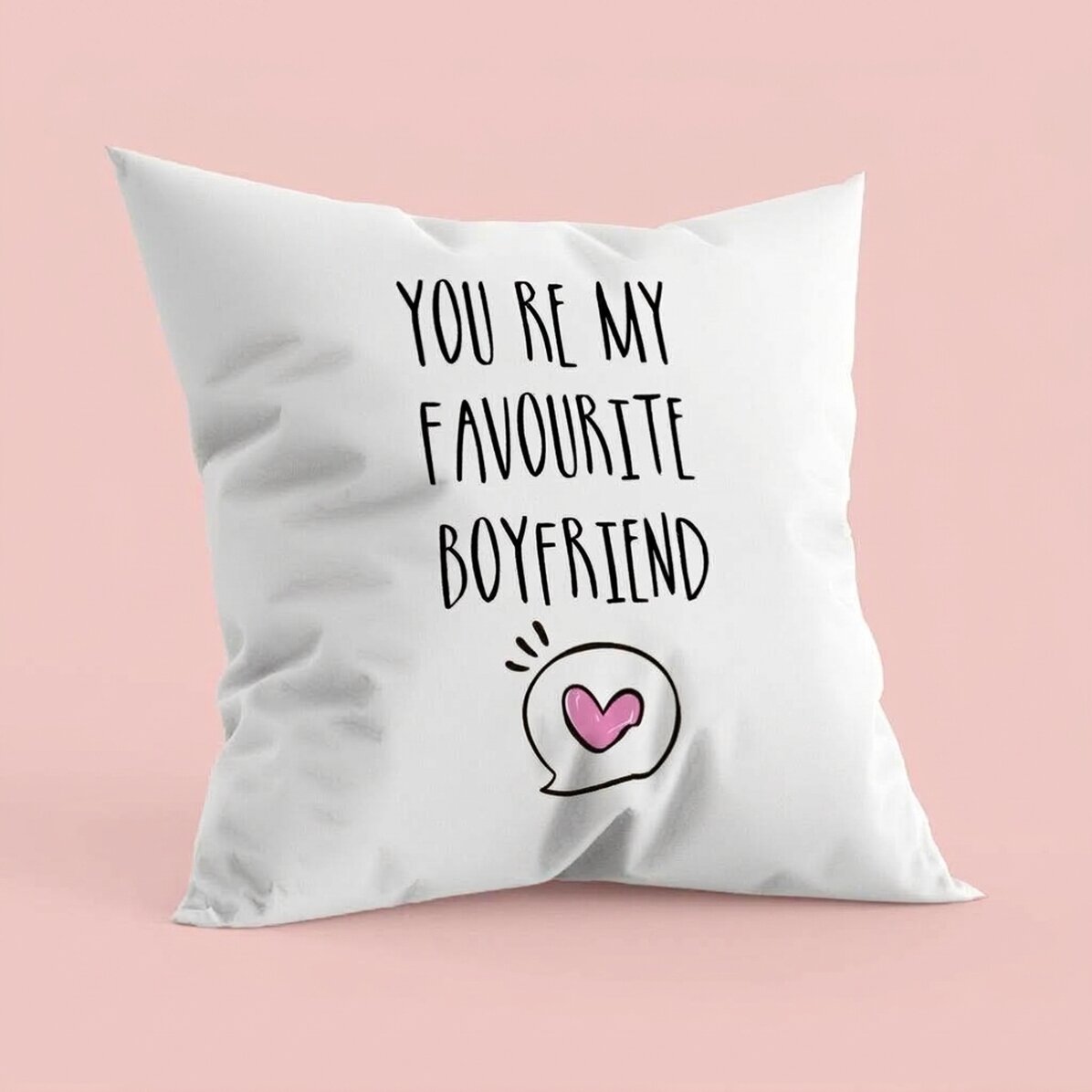 Personalizovaný polštář s nápisem – Favourite boyfriend