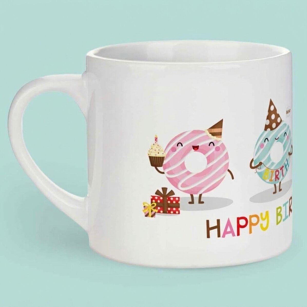 Personalizovaný dětský hrnek s nápisem – Donuts