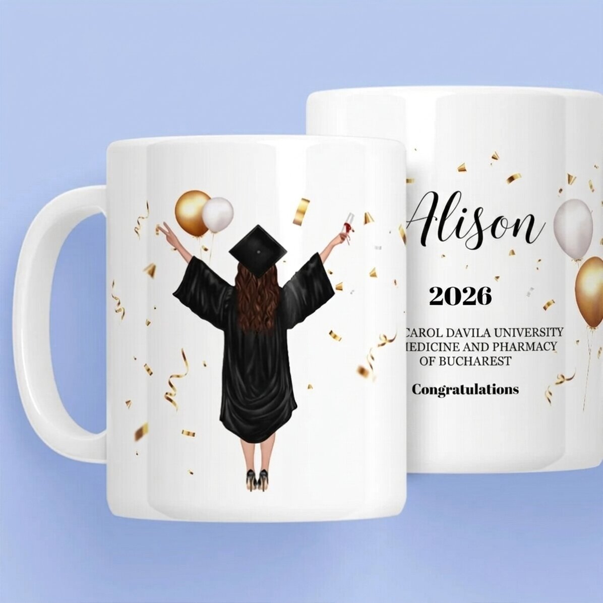Personalizovaná číše – k promoci
