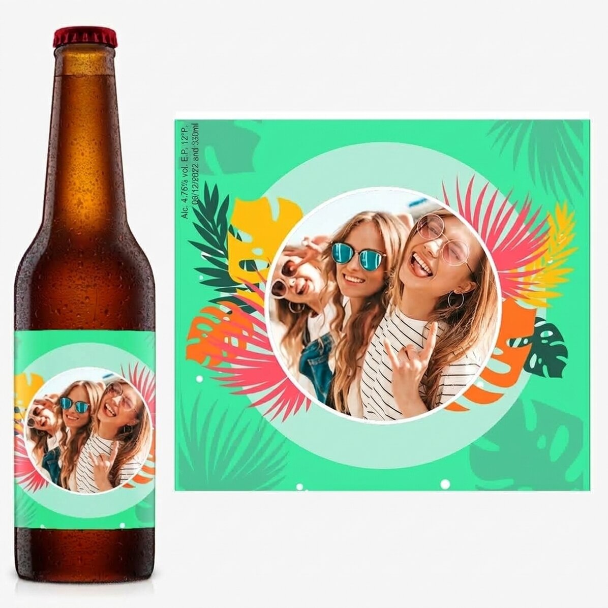 Pivo s vlastní fotografií – Barevné léto