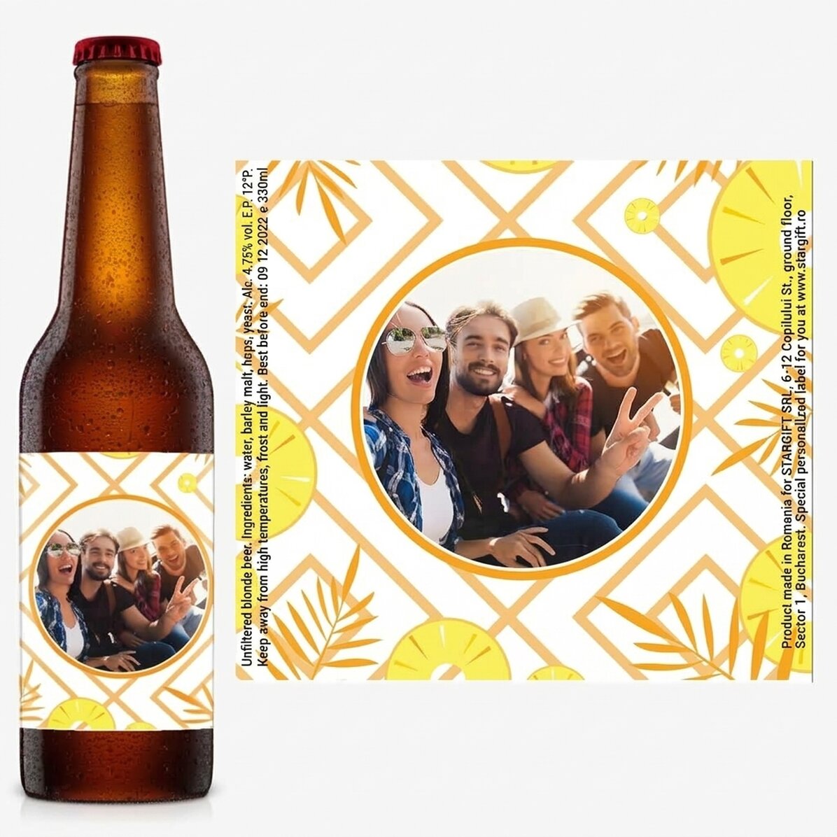 Pivo s vlastní fotografií – Užij si léto