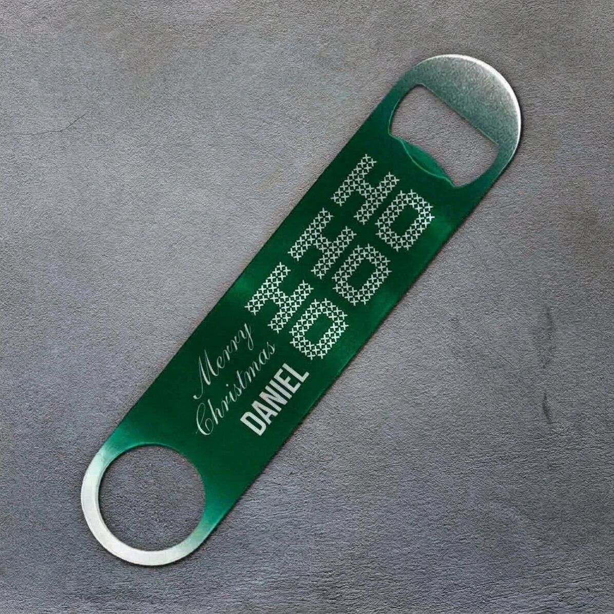 Personalizovaný otvírák na pivo s nápisem – Ho ho ho