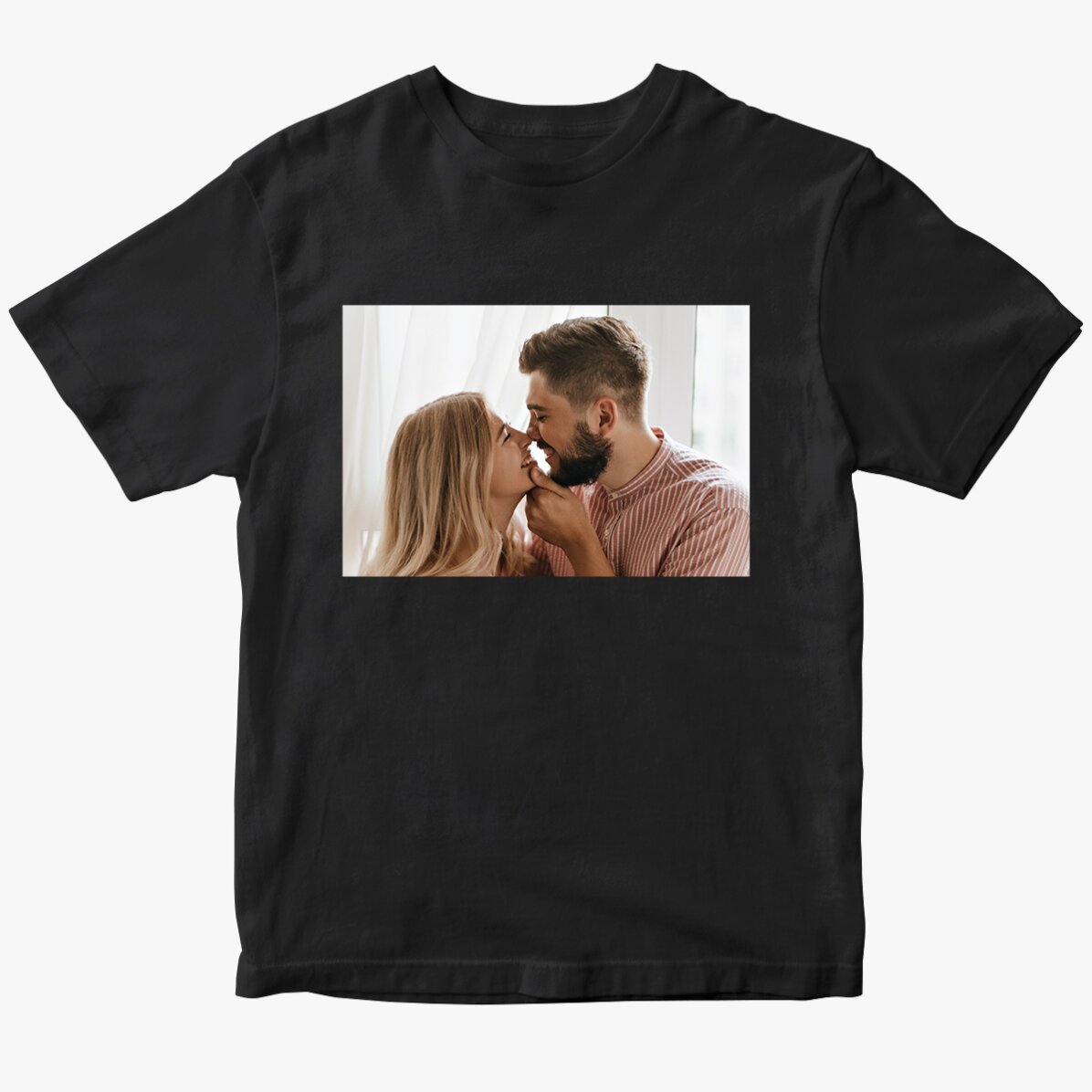 Bavlněné tričko s vlastní fotografií v horizontálním formátu