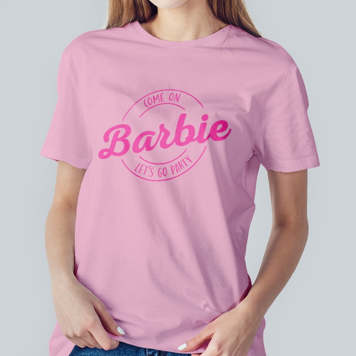 Bavlněné tričko s vlastním nápisem – Barbie