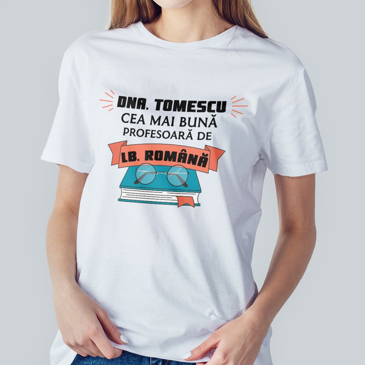 Bavlněné tričko s vlastním nápisem – Best teacher
