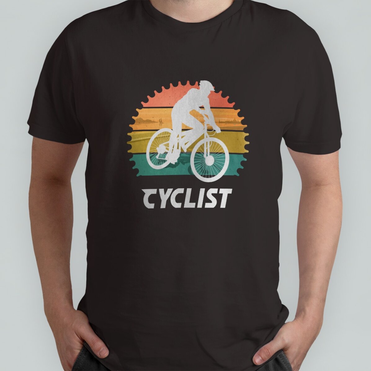 Bavlněné tričko s vlastním nápisem – Cyklista