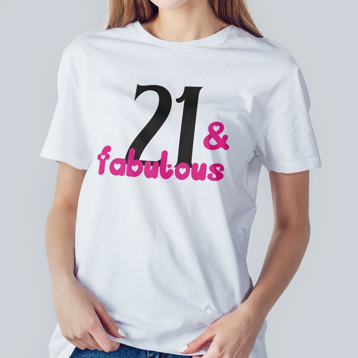 Bavlněné tričko s vlastním nápisem – Fabulous