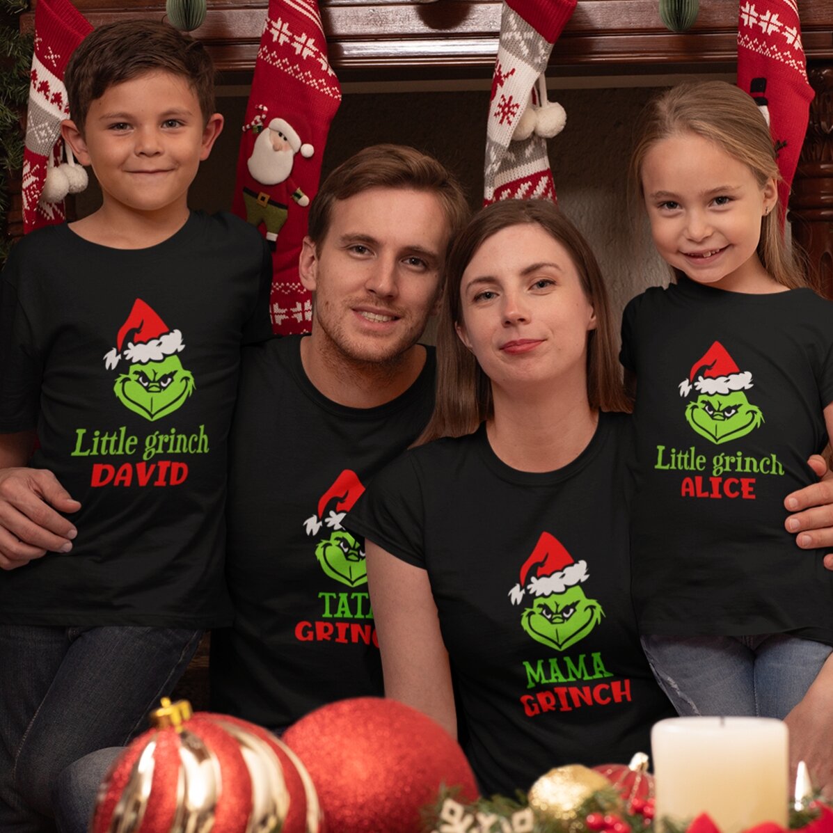 Bavlněné tričko s vlastním nápisem – Grinch