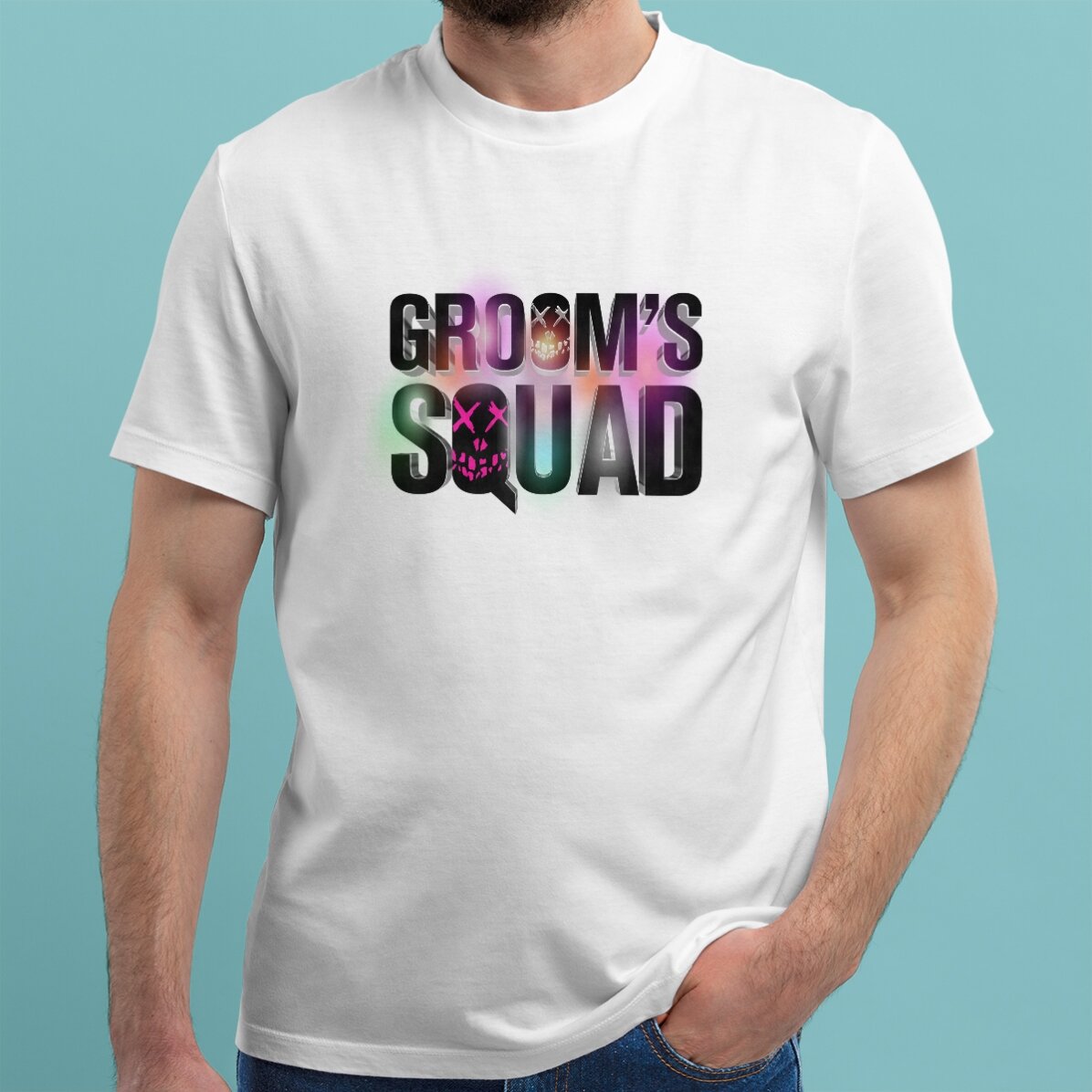Bavlněné tričko s vlastním nápisem – Groom