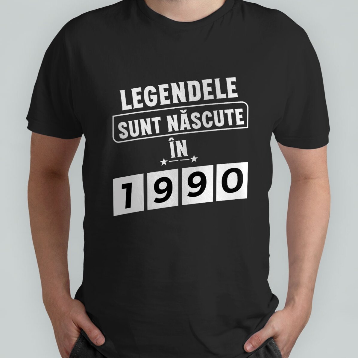 Bavlněné tričko s vlastním nápisem – Legends are born in