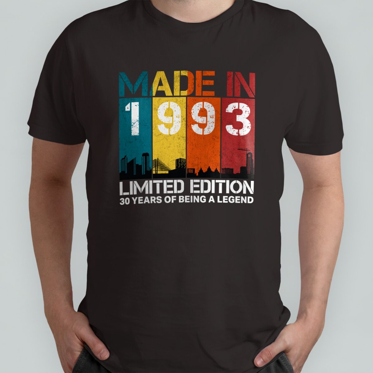 Bavlněné tričko s vlastním nápisem – Made in
