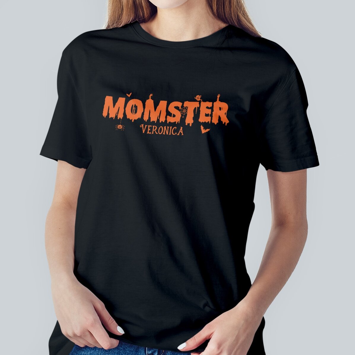 Bavlněné tričko s vlastním nápisem – Momster