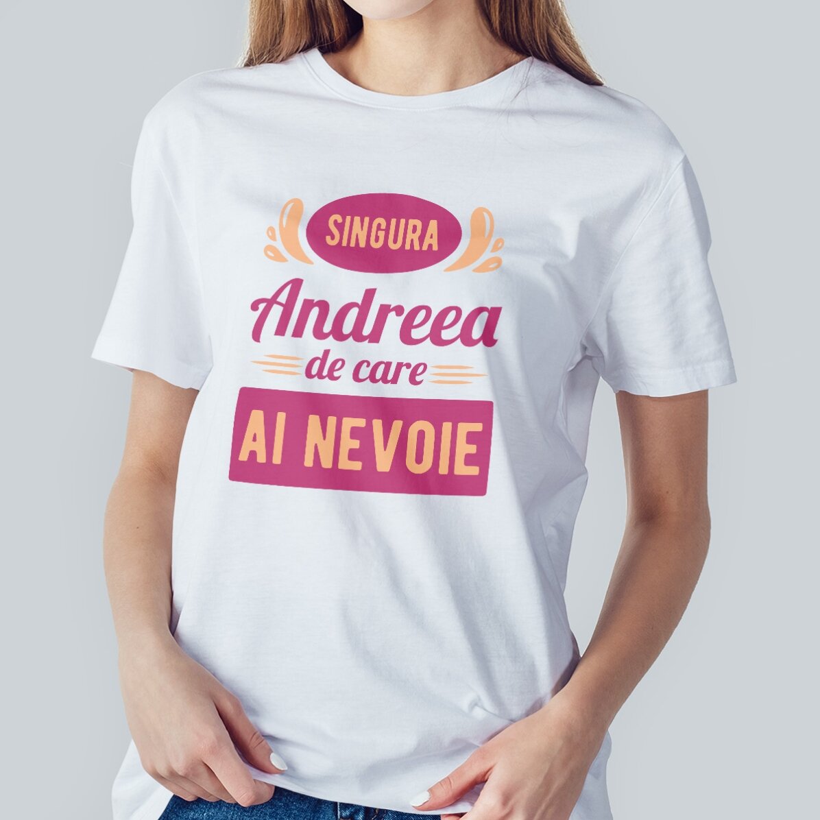 Bavlněné tričko s vlastním nápisem – Only one