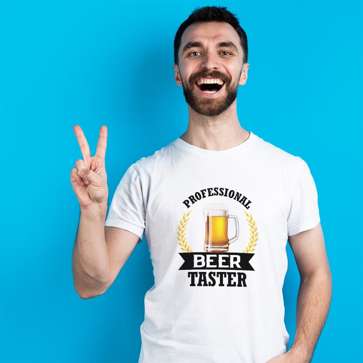 Bavlněné tričko s vlastním nápisem – Degustátor piva