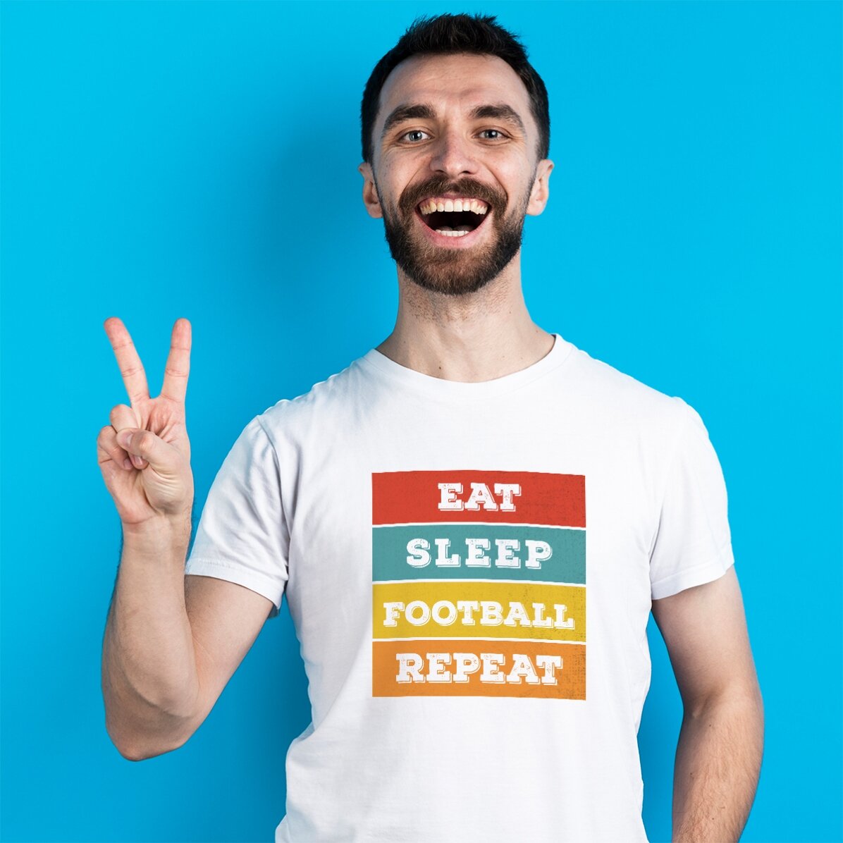 Tričko s vlastním nápisem – Eat. Sleep...