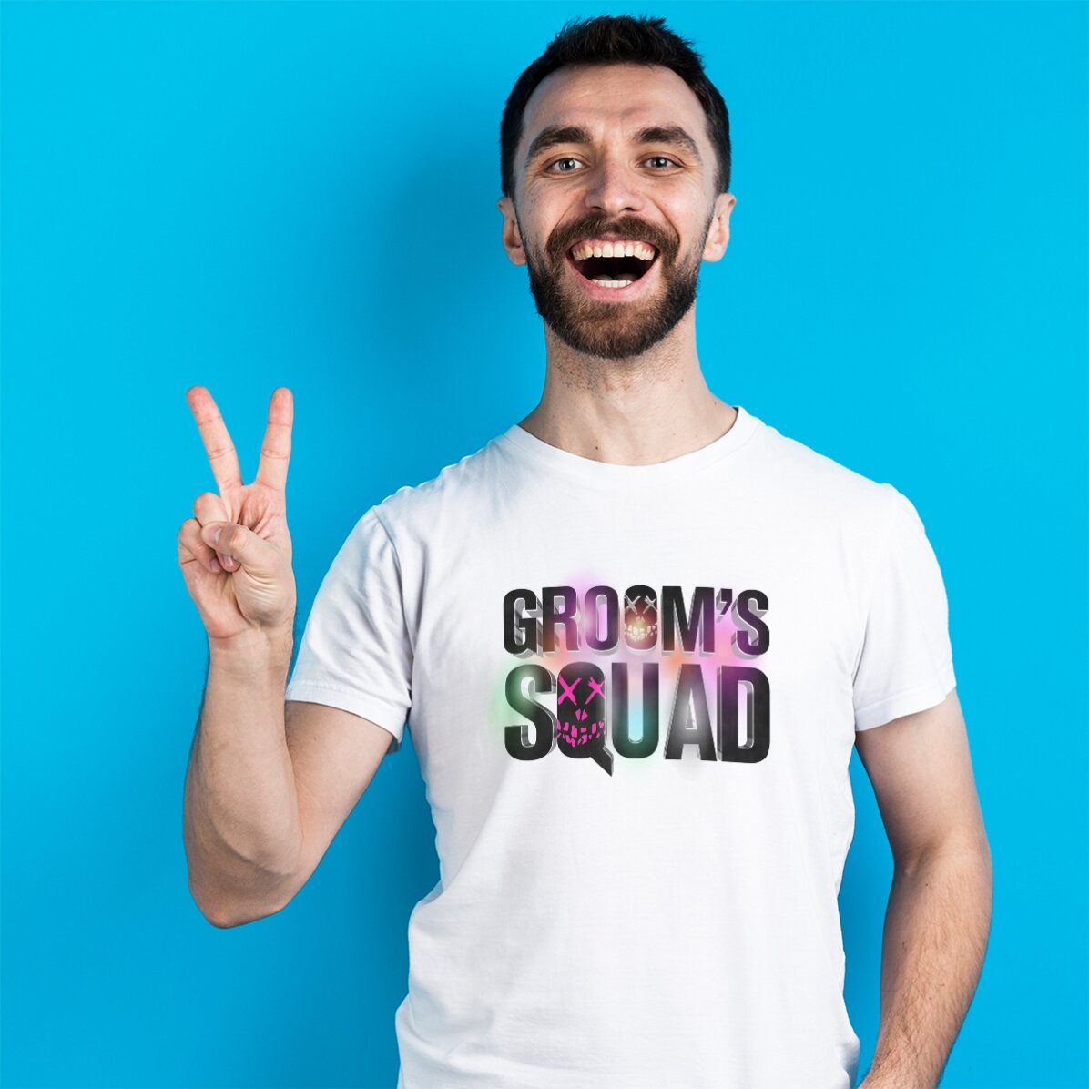 Bavlněné tričko s vlastním nápisem – Groom