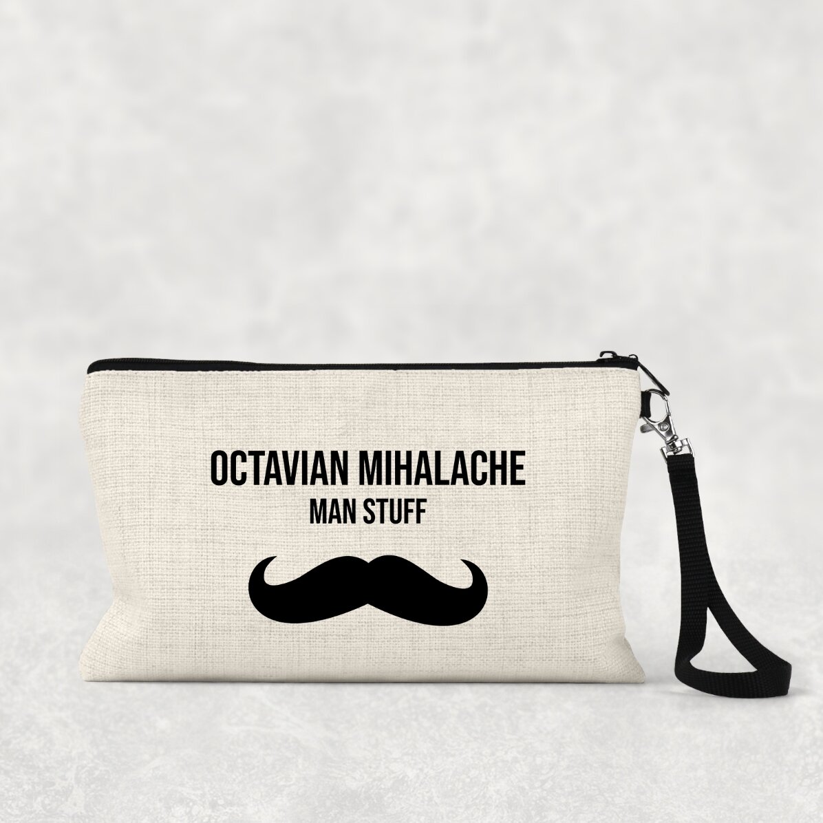Sada doplňků pro muže s vlastním textem – Moustache