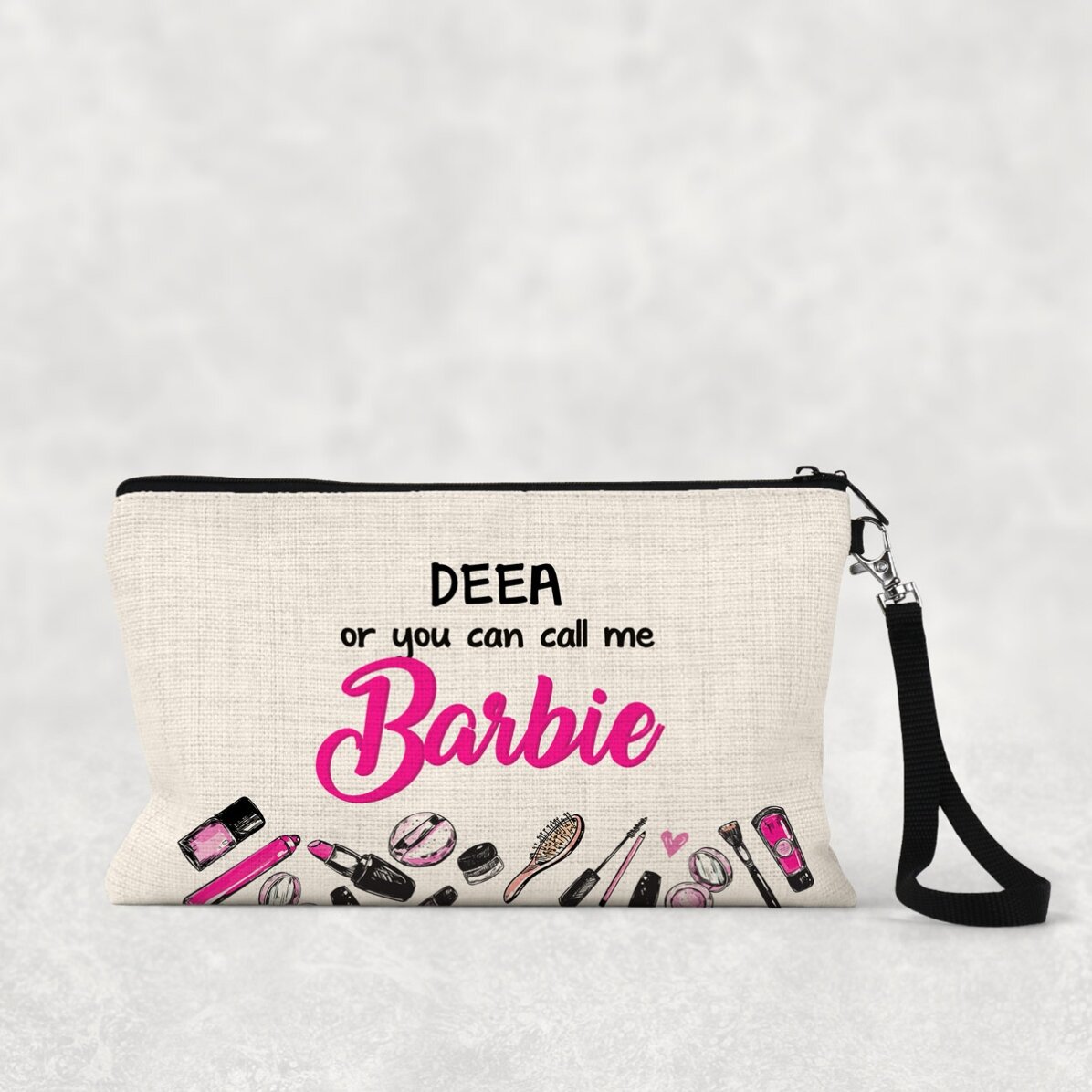 Personalizovaná sada na líčení s nápisem – Barbie