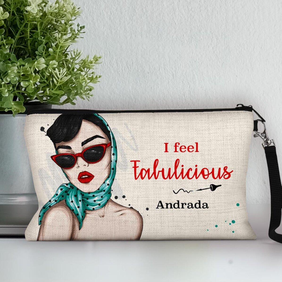 Personalizovaná kosmetická sada s nápisem „I feel Fabulicious“