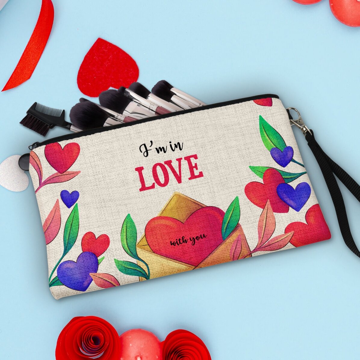 Personalizovaná kosmetická sada s nápisem – In LOVE